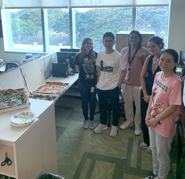 Chen Lab pizza party